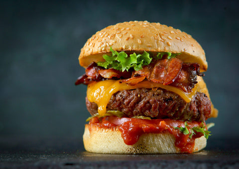 Buffalo quarter pounder burgers