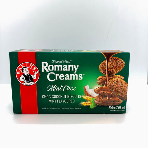 x BAKERS Romany Creams Mint Choc