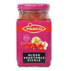 x PAKCO Hot Mixed Vegetable Pickle 385g